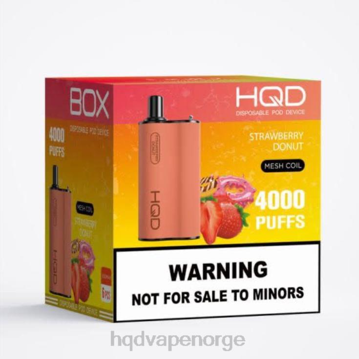 HQD Disposable Vape Review | HQD BOX 4000 drag jordbær smultring 86LXD118