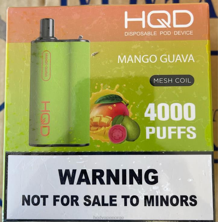 HQD Vape Flavours | HQD BOX 4000 drag mango guava 86LXD100