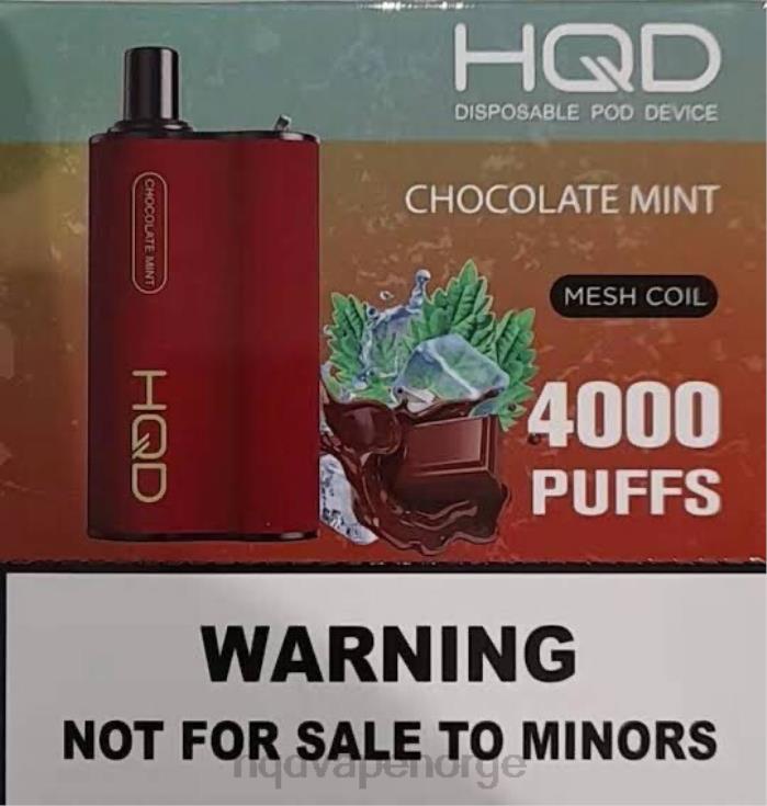 HQD Vape Norge | HQD BOX 4000 drag sjokolade mynte 86LXD111