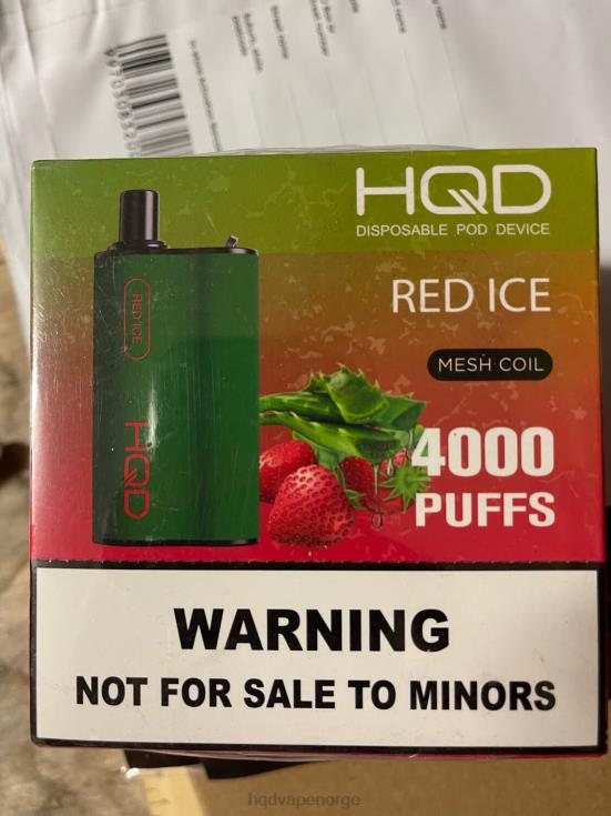 HQD Vape Shop | HQD BOX 4000 drag rød is 86LXD106