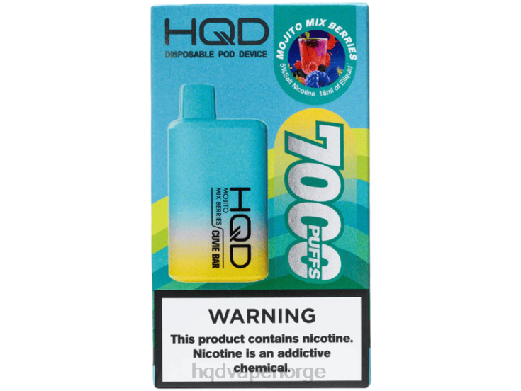 Best HQD Flavors | HQD CUVIE BAR engangs mojito mix bær 86LXD224
