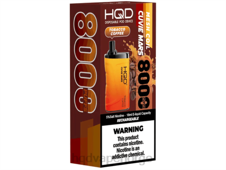 Best HQD Flavors | HQD CUVIE MARS engangs tobakkskaffe 86LXD264