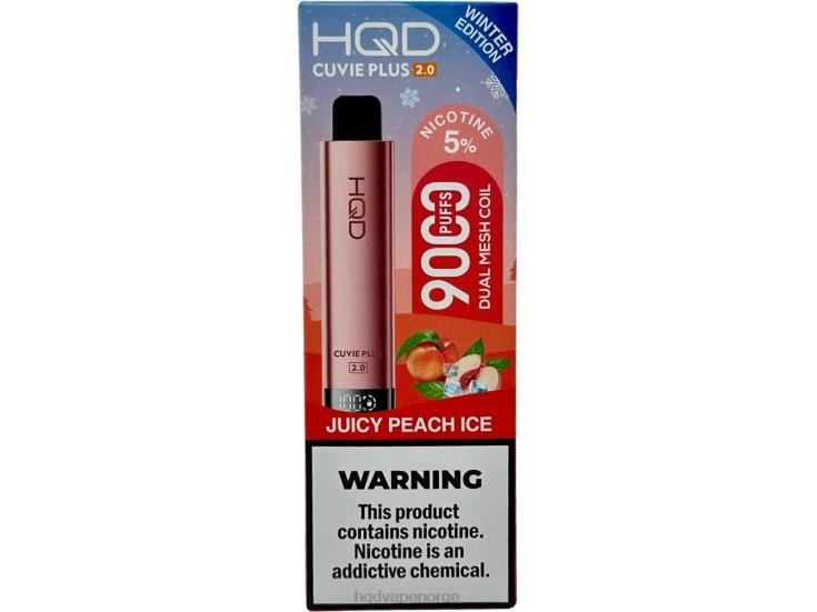 Best HQD Flavors | HQD CUVIE PLUS 2.0 (vinterutgaven) saftig ferskenis 86LXD204