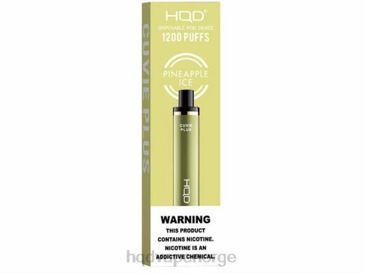 Best HQD Flavors | HQD CUVIE PLUS engangs vape ananas is 86LXD234