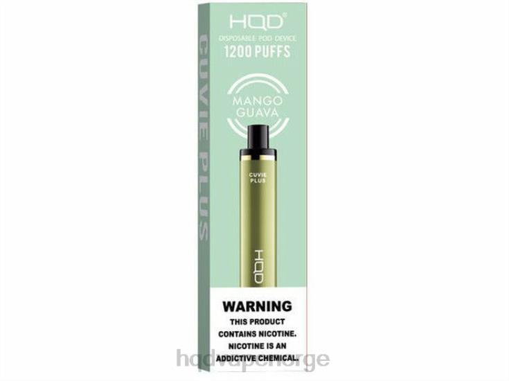 Best HQD Flavors | HQD CUVIE PLUS engangs vape mango guava 86LXD214