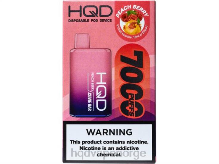 HQD Disposable Vape Review | HQD CUVIE BAR engangs ferskenbær 86LXD228