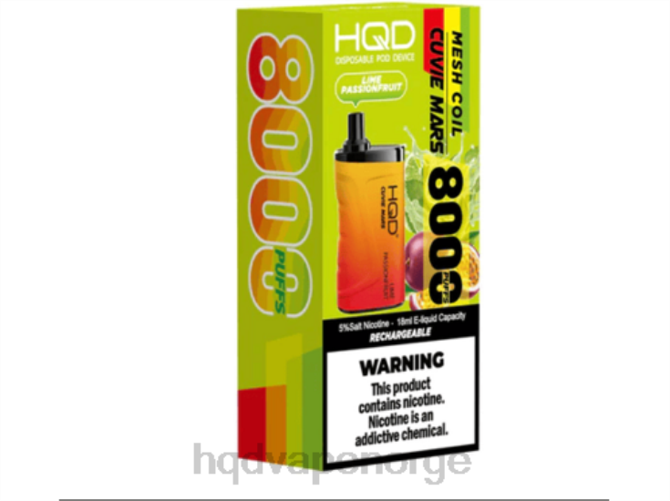 HQD Disposable Vape Review | HQD CUVIE MARS engangs lime pasjonsfrukt 86LXD208