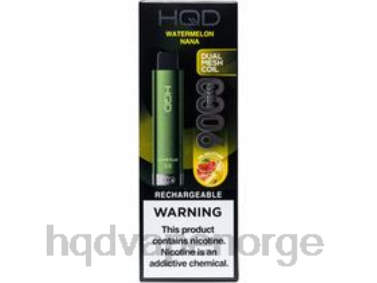 HQD Disposable Vape Review | HQD CUVIE PLUS 2.0 engangs vannmelon nana 86LXD268