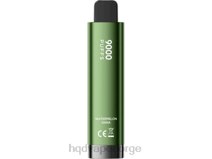 HQD Disposable Vape Review | HQD CUVIE PLUS 2.0 engangs vannmelon nana 86LXD268