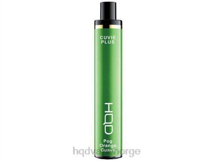 HQD Disposable Vape Review | HQD CUVIE PLUS engangs vape pog oransje guava 86LXD238