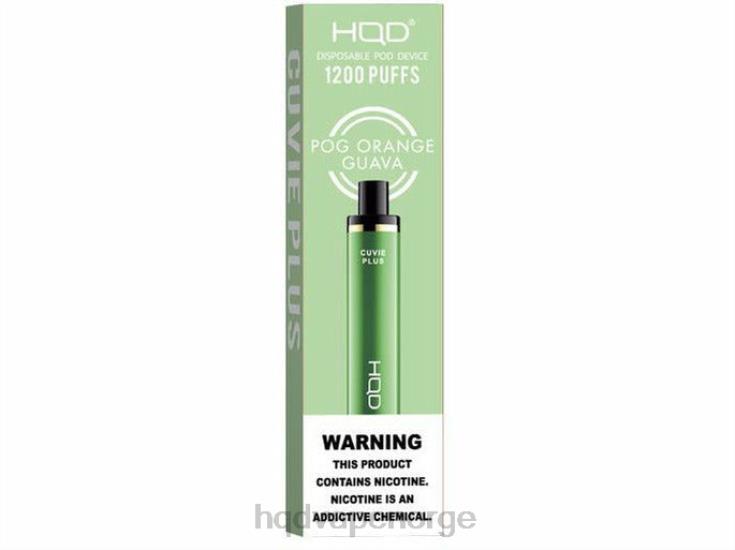 HQD Disposable Vape Review | HQD CUVIE PLUS engangs vape pog oransje guava 86LXD238