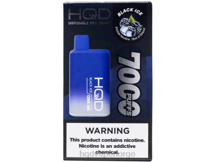 HQD Tech Bergen | HQD CUVIE BAR engangs Svart is 86LXD133