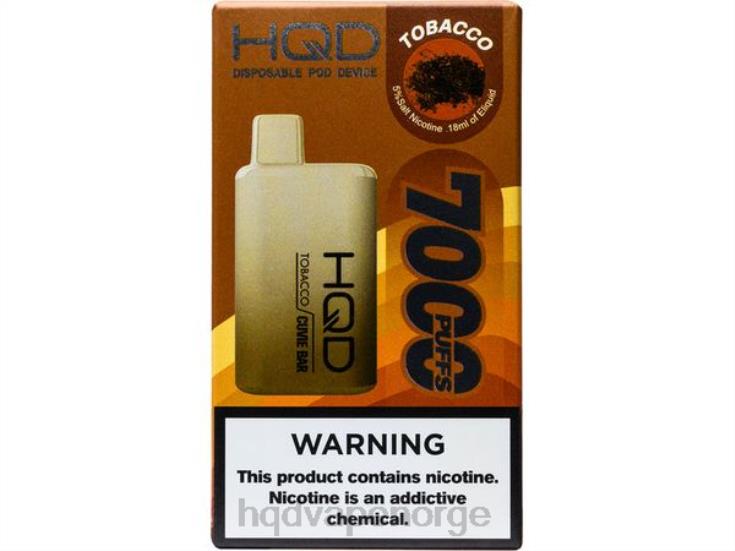 HQD Tech Bergen | HQD CUVIE BAR engangs tobakk 86LXD263