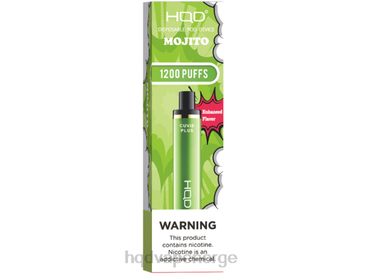 HQD Tech Bergen | HQD CUVIE PLUS engangs vape mojito 86LXD223