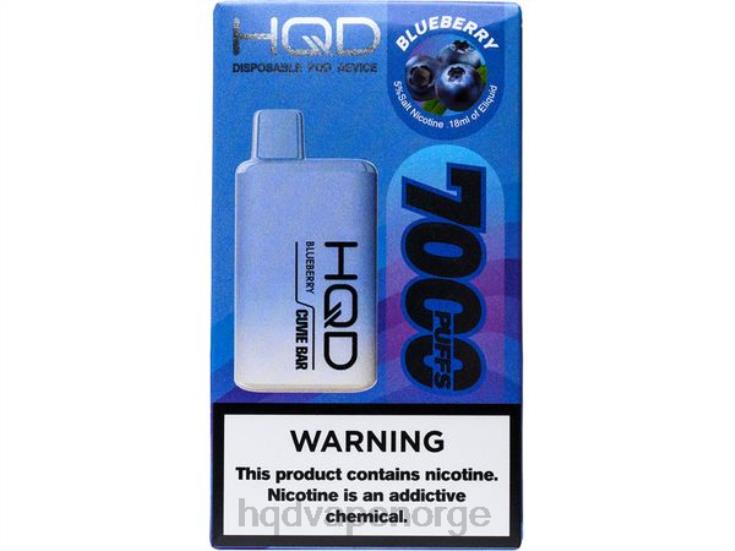 HQD Vape Flavours | HQD CUVIE BAR engangs blåbær 86LXD140