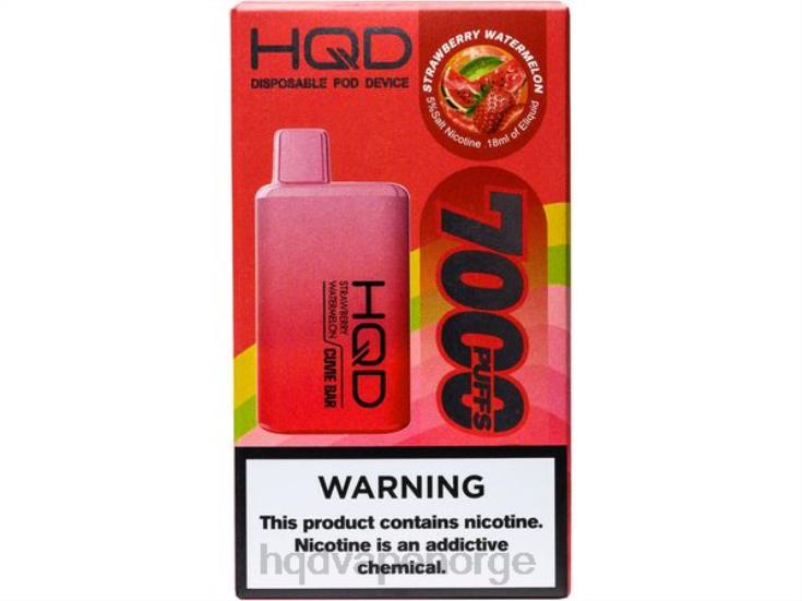 HQD Vape Flavours | HQD CUVIE BAR engangs jordbær vannmelon 86LXD260