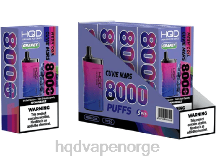 HQD Vape Flavours | HQD CUVIE MARS engangs drueaktig 86LXD170