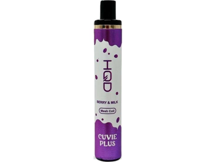 HQD Vape Flavours | HQD CUVIE PLUS engangs bær og melk 86LXD130