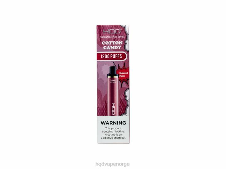 HQD Vape Flavours | HQD CUVIE PLUS engangs vape sukkerspinn 86LXD160