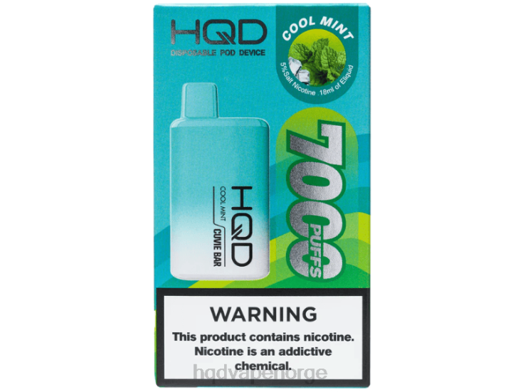 HQD Vape For Sale | HQD CUVIE BAR engangs kjølig mynte 86LXD159