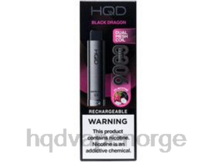 HQD Vape For Sale | HQD CUVIE PLUS 2.0 engangs svart drage 86LXD269