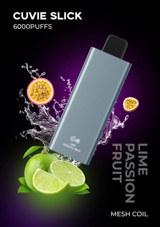 HQD Vape For Sale | HQD CUVIE SLICK 6000 drag glatt sitron pasjonsfrukt 86LXD29