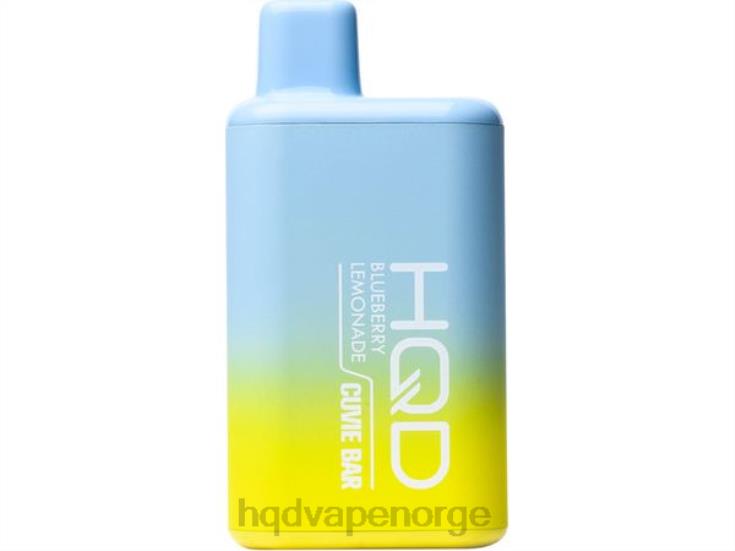 HQD Vape Norge | HQD CUVIE BAR engangs blåbær limonade 86LXD141