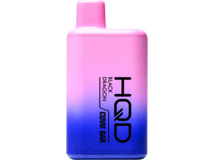 HQD Vape Norge | HQD CUVIE BAR engangs svart drage 86LXD131