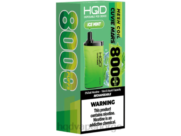 HQD Vape Norge | HQD CUVIE MARS engangs is mynte 86LXD201