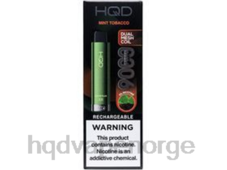 HQD Vape Norge | HQD CUVIE PLUS 2.0 engangs myntetobakk 86LXD221