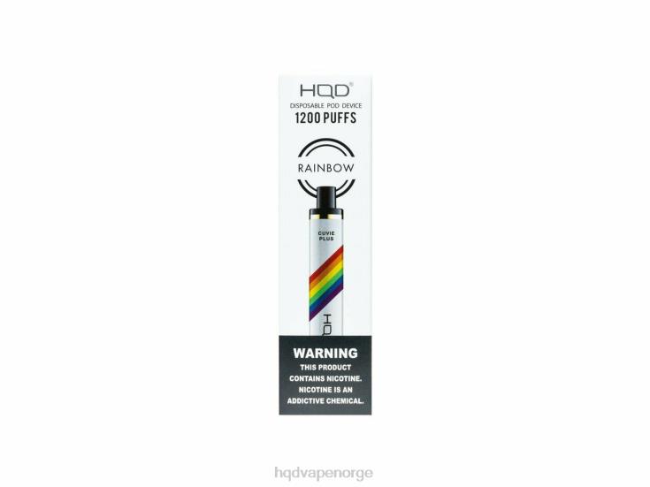 HQD Vape Norge | HQD CUVIE PLUS engangs regnbue 86LXD241