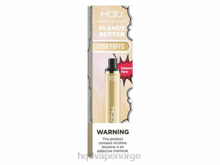 HQD Vape Norge | HQD CUVIE PLUS engangs vape peanøttsmør 86LXD231