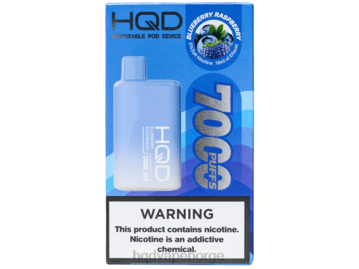 HQD Vape Online Shop | HQD CUVIE BAR engangs blåbær bringebær 86LXD145