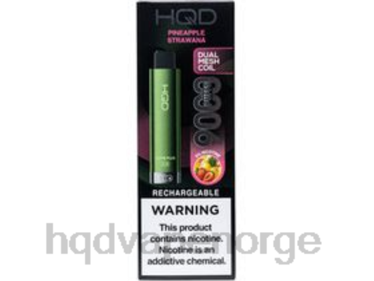 HQD Vape Online Shop | HQD CUVIE PLUS 2.0 engangs ananas strawnana 86LXD235