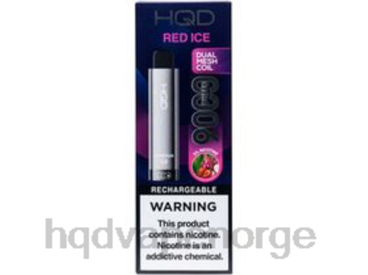 HQD Vape Online Shop | HQD CUVIE PLUS 2.0 engangs rød is 86LXD245