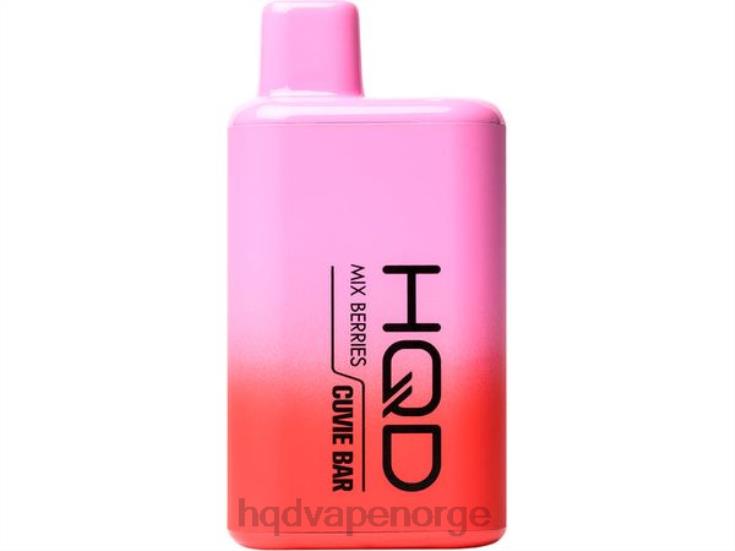 HQD Vape Oslo | HQD CUVIE BAR engangs bland bær 86LXD222