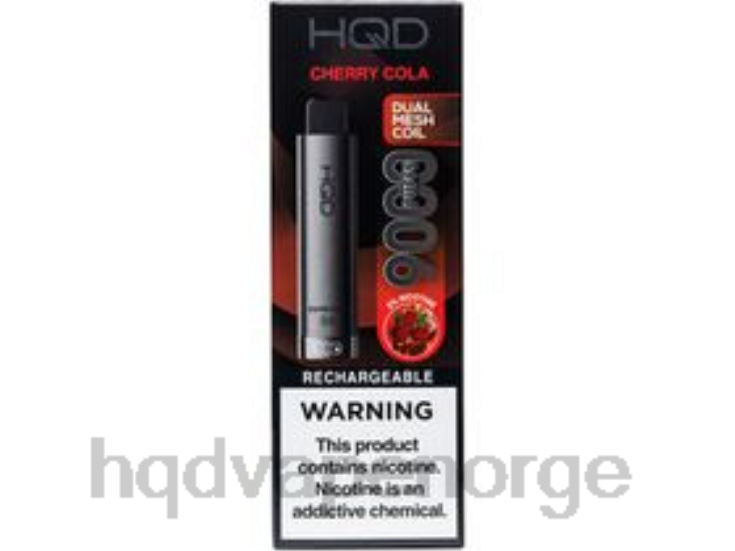 HQD Vape Oslo | HQD CUVIE PLUS 2.0 engangs kirsebær cola 86LXD272
