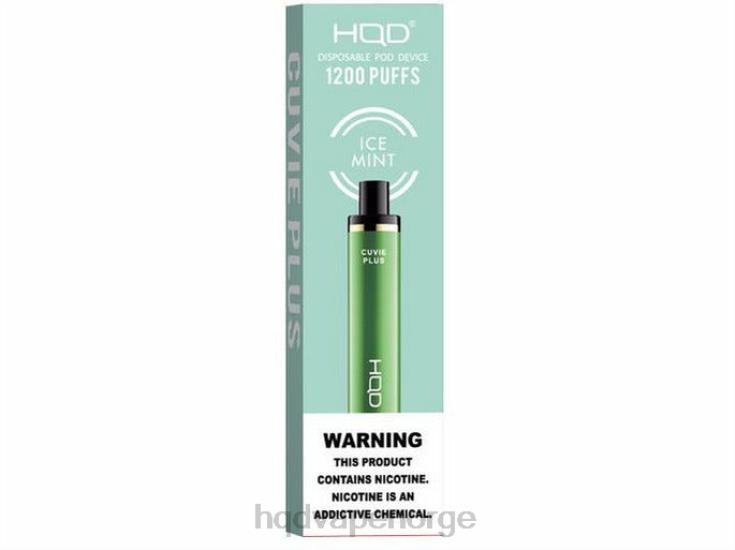 HQD Vape Oslo | HQD CUVIE PLUS engangs vape is mynte 86LXD202