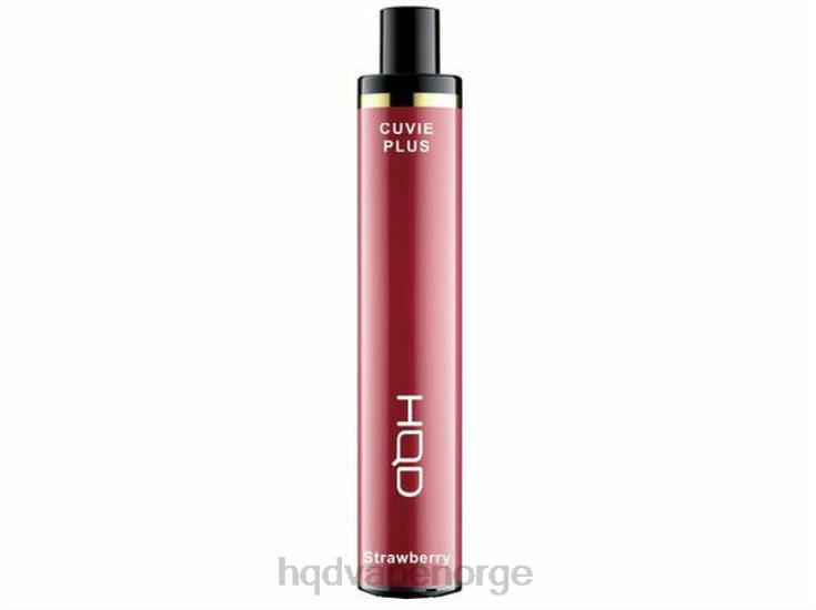 HQD Vape Oslo | HQD CUVIE PLUS engangs vape jordbær 86LXD252