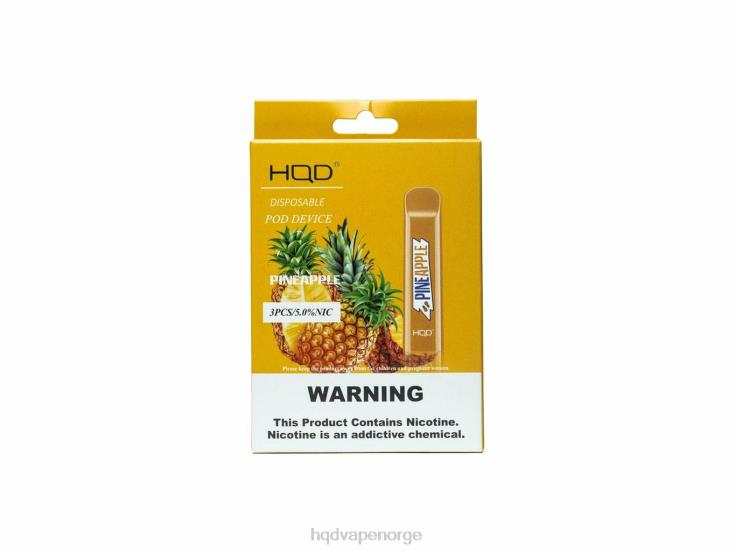 HQD Vape Oslo | HQD CUVIE engangs ananas 86LXD182