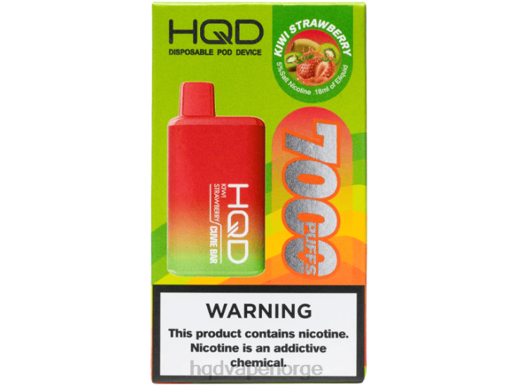 HQD Vape Shop | HQD CUVIE BAR engangs kiwi jordbær 86LXD206