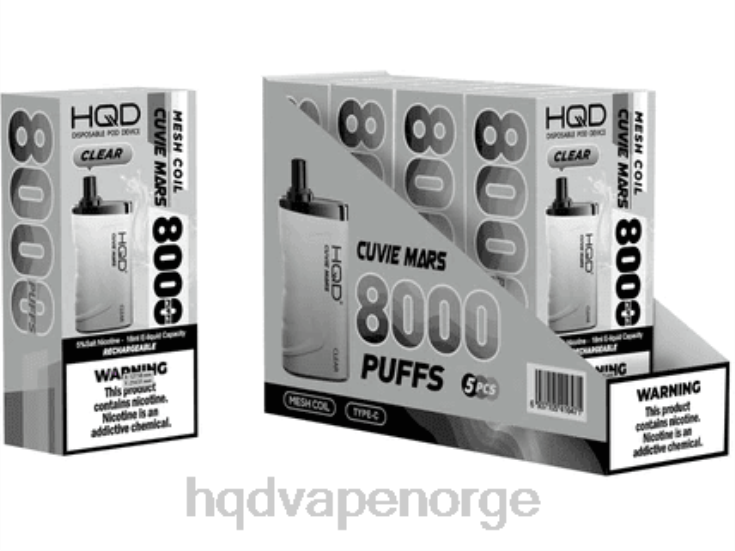 HQD Vape Shop | HQD CUVIE MARS engangs klar 86LXD156