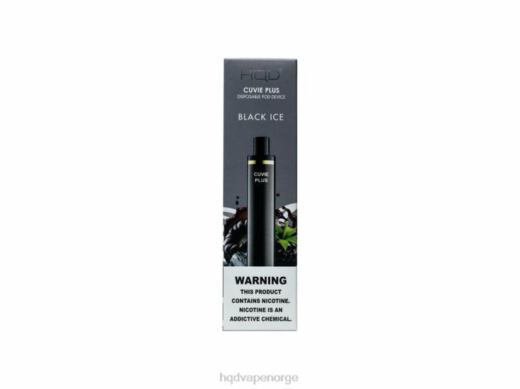HQD Vape Shop | HQD CUVIE PLUS engangs vape Svart is 86LXD136