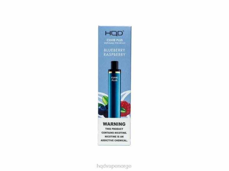 HQD Vape Store | HQD CUVIE PLUS engangs vape blåbær bringebær 86LXD147