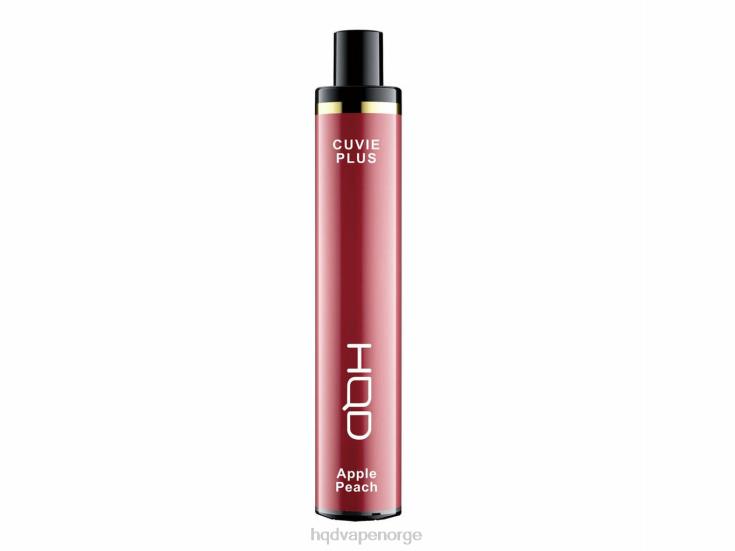 HQD Vape Store | HQD CUVIE PLUS engangs vape eple fersken 86LXD127