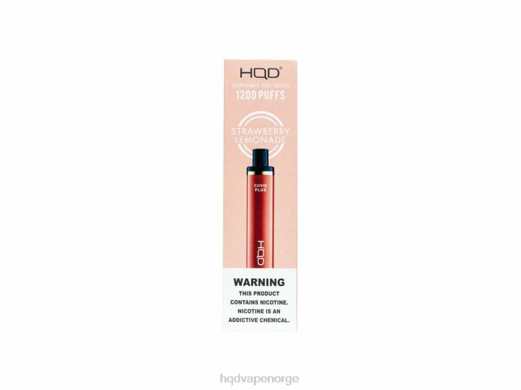 HQD Vape Store | HQD CUVIE PLUS engangs vape jordbær limonade 86LXD257