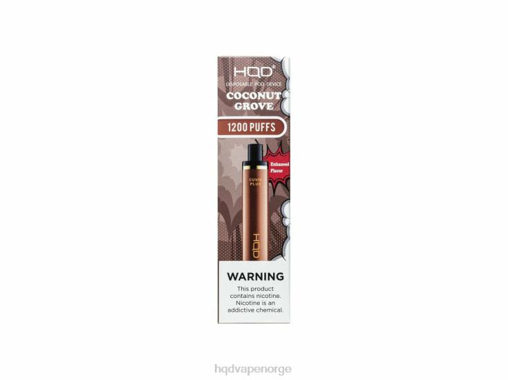 HQD Vape Store | HQD CUVIE PLUS engangs vape kokosnøttlunden 86LXD157