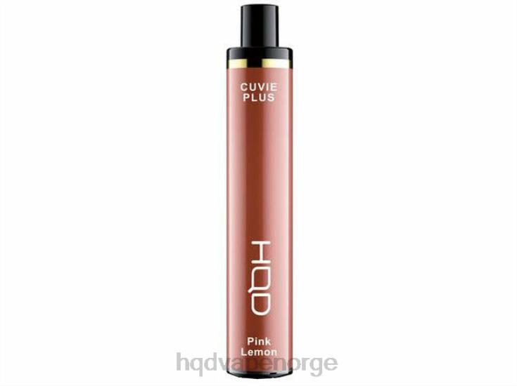 HQD Vape Store | HQD CUVIE PLUS engangs vape rosa sitron 86LXD237