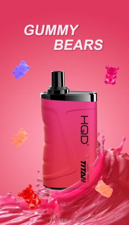 HQD Disposable Vape Review | HQD TITAN 7000 drag gummibjørner 86LXD18