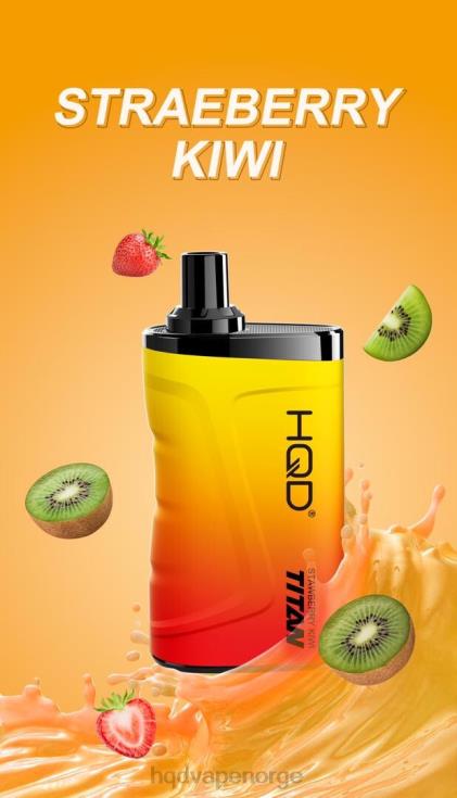 HQD Disposable Vape Review | HQD TITAN 7000 drag jordbær kiwi 86LXD8